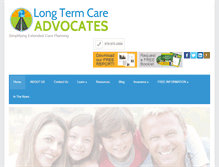 Tablet Screenshot of longtermcareadvocates.com